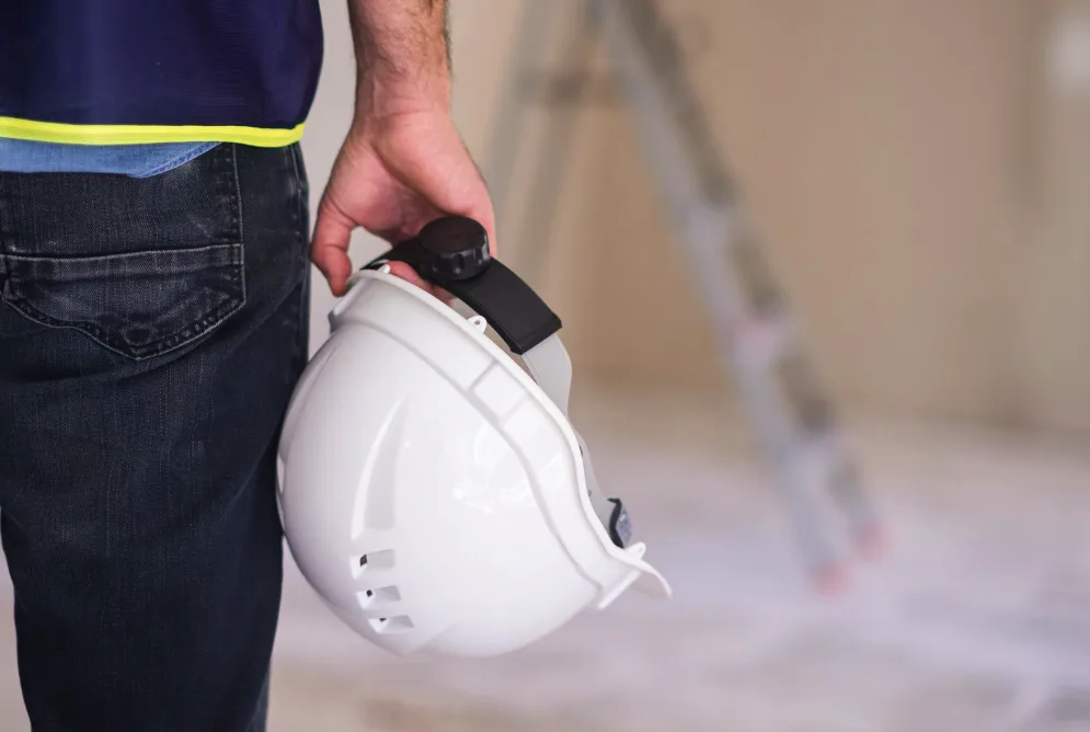 Ticketed and qualified construction worker on site